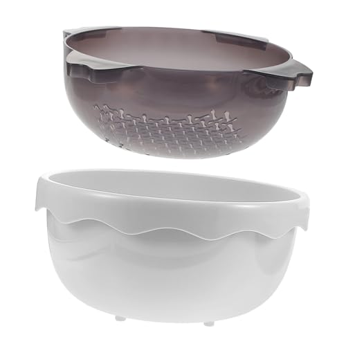 Luxshiny Doppelstöckiger Abtropfkorb Küchenspüle Obst Gemüse Sieb mit Schnellem Wasserablauf Bpa frei Langlebig Praktischer Filterkorb für Küche und Restaurant Klein Luxshiny Doppelstöckiger Abtropfkorb Küchenspüle Obst Gemüse Sieb mit Schnellem Wasserablauf Bpa frei Langlebig Praktischer Filterkorb für Küche und Restaurant Klein von Luxshiny