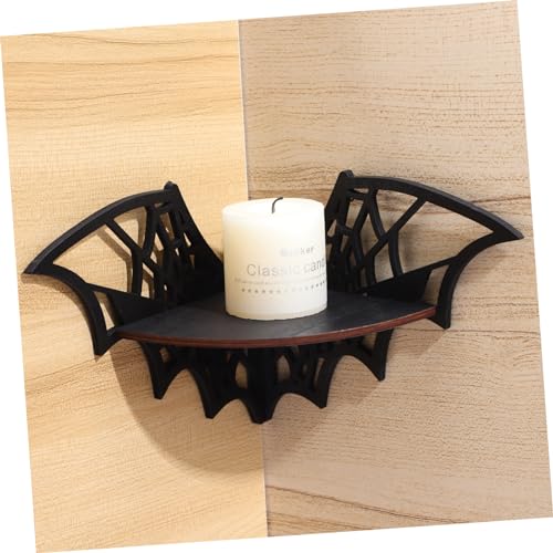 Luxshiny Eckregal aus Holz mit Kreativem Design Schwimmendes Wandregal für Schlafzimmer Küchen und Wohnräume Platzsparende Wandhalterung für Dekoration und Aufbewahrung von Luxshiny