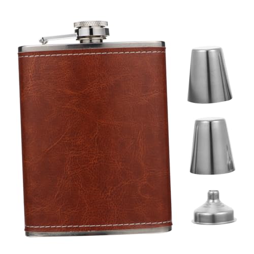 Luxshiny Edelstahl Teilig Tragbare Pocket Alcohol Flask mit Dichtem Deckel Kompakt und Auslaufsicher für Outdoor Festival für Freunde Luxshiny Edelstahl Teilig Tragbare Pocket Alcohol Flask mit Dichtem Deckel Kompakt und Auslaufsicher für Outdoor Festival für Freunde von Luxshiny