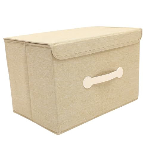 Luxshiny Faltbare Aufbewahrungsbox mit Deckel aus Waschbarem Oxford stoff Große Stoffbox für Kleidung und Dekorative Organizer Box für Schlafzimmer und Wohnzimmer Luxshiny Faltbare Aufbewahrungsbox mit Deckel aus Waschbarem Oxford stoff Große Stoffbox für Kleidung und Dekorative Organizer Box für Schlafzimmer und Wohnzimmer von Luxshiny