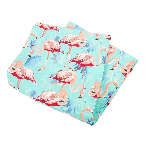 Luxshiny Flamingo Tischläufer Moderner Tropischer Tischläufer für Esszimmer und Partys Wiederverwendbar und Schützend für Sommerdekoration und Feiertage von Luxshiny