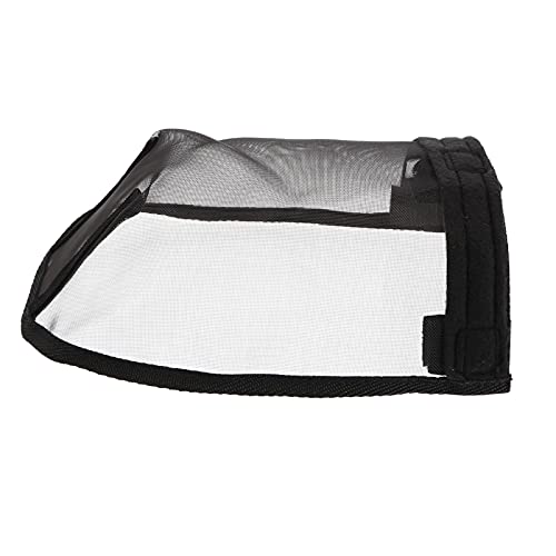 Luxshiny Fliegenschutz Pferdemaske aus Mesh Sommer Pferdegesichtsmaske mit UV Schutz Atmungsaktiv für Maximalen und Effektiven Insektenschutz von Luxshiny