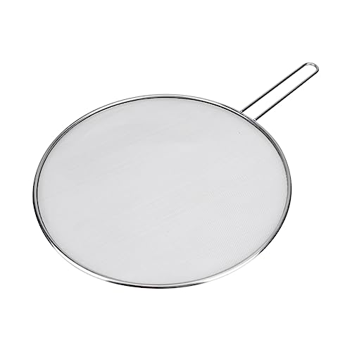 Luxshiny Frittierfilter mit Fußbasis Pfannenspritzschutz für Obstgerichte Hitzebeständig und Perfektes Werkzeug zum Frittieren von Snacks und Früchten von Luxshiny