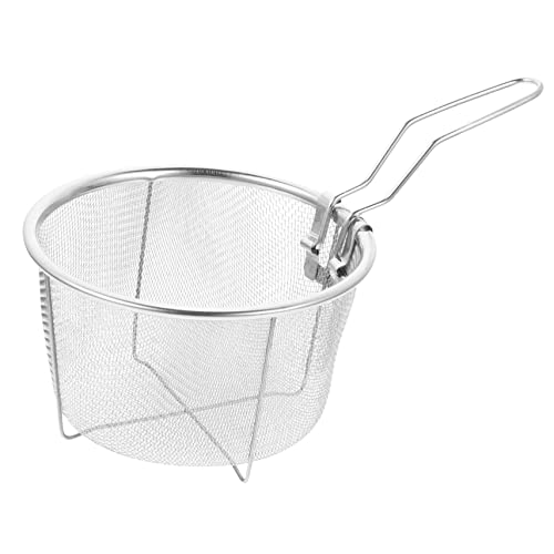 Luxshiny Frittierkorb aus mit Ergonomischem Griff Multi Funktionskorb für Frittieren Kochen und Servieren von Lebensmitteln Hitzebeständig und Leicht zu Handhaben Luxshiny Frittierkorb aus mit Ergonomischem Griff Multi Funktionskorb für Frittieren Kochen und Servieren von Lebensmitteln Hitzebeständig und Leicht zu Handhaben von Luxshiny