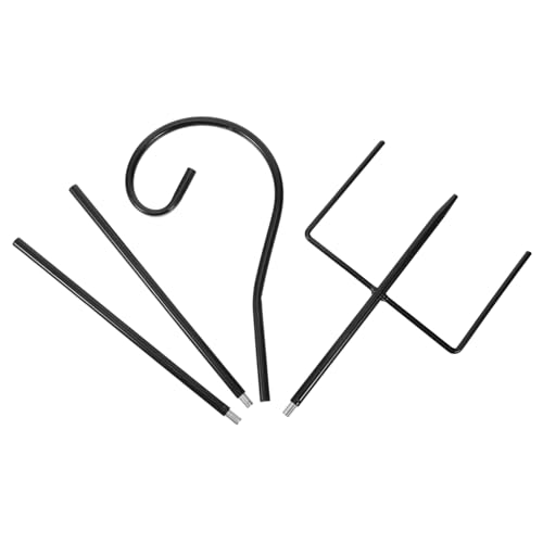 Luxshiny Garten Schäferhaken für Pflanzen und Dekoration Robuster Abnehmbarer Haken für Vogelhäuser Solarleuchten und Gartenflags für Außenbereich von Luxshiny