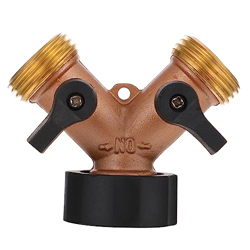 Luxshiny Gartenschlauch Verteiler Adapter Robustem Wasserschlauchteiler für Garten und Bewässerung Temperaturbeständig und Lecksicher für Gleichzeitige Nutzung von Luxshiny