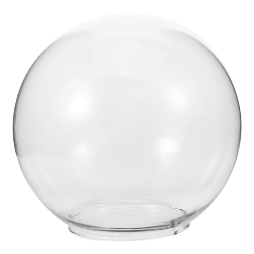 Luxshiny Glaslampenschirm Kugel Dekorativer Lampenschirm für Pendelleuchten Amberfarbenes Design für Wohnzimmer Schlafzimmer und Bar Schützt Ihre Augen vor Grellem Licht von Luxshiny