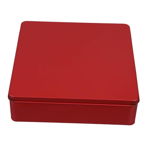 Luxshiny Große Quadratische Aufbewahrungsbox aus Weißblech Wiederverwendbare Metalldose für Zuhause Vielseitige Vorratsdose für Süßigkeiten und Kekse Klassische Dekorative Blechdose als Luxshiny Große Quadratische Aufbewahrungsbox aus Weißblech Wiederverwendbare Metalldose für Zuhause Vielseitige Vorratsdose für Süßigkeiten und Kekse Klassische Dekorative Blechdose als von Luxshiny