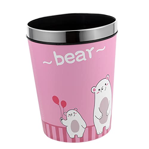 Luxshiny Großer Cartoon Mülleimer für Kinderzimmer Kreativer Abfallbehälter mit Robustem Design und Großem Öffnungsformat für Papierhandtücher und Abfälle Farbenfrohes Muster Geeignet für von Luxshiny