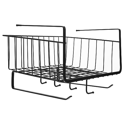 Luxshiny -lagerregal Schrank-hängekorb Drahtregale unter Dem Schrankkorb Küchenbedarfs-organizer Platzsparend Kohlenstoffstahl Luxshiny -lagerregal Schrank-hängekorb Drahtregale unter Dem Schrankkorb Küchenbedarfs-organizer Platzsparend Kohlenstoffstahl von Luxshiny