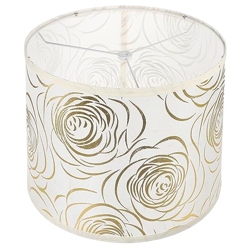Luxshiny Hängender Lampenschirm mit Blumenmuster Stoff Lampenabdeckung für Tisch und Stehlampe für Wohnzimmer und Schlafzimmer Einfache Installation und Robustes Design von Luxshiny