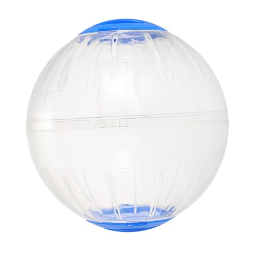 Luxshiny Hamsterball Robuster Laufball für Kleintiere für Hamster Rennmäuse Ratten und Meerschweinchen Fördert Gesunde Bewegung und Spielspaß Blau Bruchsicher Gestell von Luxshiny