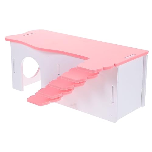 Luxshiny Hamsterhaus mit Treppen Design Niedliches Versteck für Kleintiere für Hamster Meerschweinchen und Mäuse Schlafen und Leicht zu Reinigen Beißfest und Langlebig Luxshiny Hamsterhaus mit Treppen Design Niedliches Versteck für Kleintiere für Hamster Meerschweinchen und Mäuse Schlafen und Leicht zu Reinigen Beißfest und Langlebig von Luxshiny