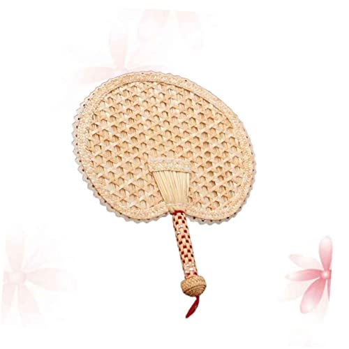 Luxshiny Handgefertigter Gestrickter Runder Cattail Handfächer Leichter Tragbarer Sommerkühlventilator Natürlicher Bambusduft Accessoire für Strand Party und Alltag Luxshiny Handgefertigter Gestrickter Runder Cattail Handfächer Leichter Tragbarer Sommerkühlventilator Natürlicher Bambusduft Accessoire für Strand Party und Alltag von Luxshiny