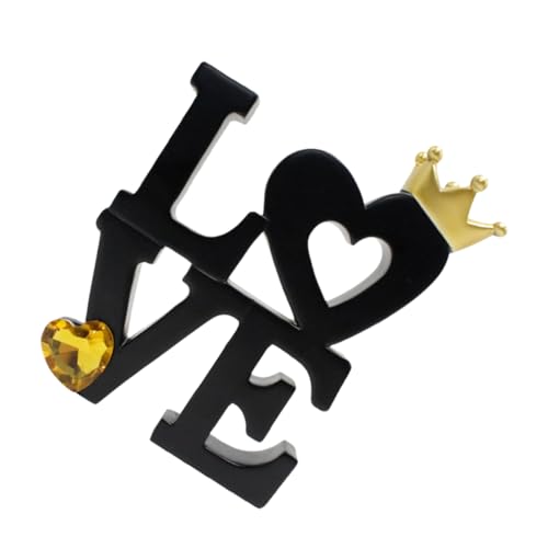 Luxshiny Holz Love Dekoration Freistehendes Rustikales Tischdekor für Hochzeiten und Valentinstag Multifunktional für Regale und Tischplatten Eleganter für Zuhause von Luxshiny