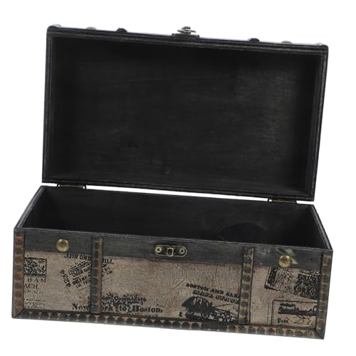 Luxshiny Holzbox Mit Deckel Im Retro Vintage-stil Aufbewahrungsbox Für Schmuck Und Andenken Dekorative Schmuckschatulle Für Heimdekoration Und Sammlerstücke von Luxshiny