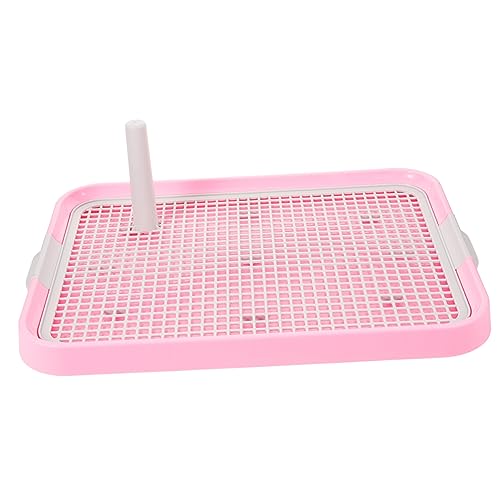 Luxshiny Hundetoilette Stehstütze Rutschfestes Trainings Tablett für Welpen und Kleine Hunde Hygienisches Mesh Design Leicht zu Reinigen Fördert Saubere Toilette im Innenbereich von Luxshiny