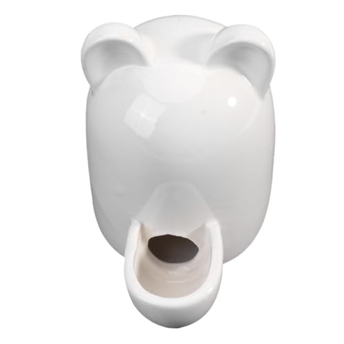 Luxshiny Keramik Katzenohren Wassernapf Selbstnachfüllend Automatischer Trinkspender für Hamster Kaninchen Kleine Haustiere für Käfige Weiß Luxshiny Keramik Katzenohren Wassernapf Selbstnachfüllend Automatischer Trinkspender für Hamster Kaninchen Kleine Haustiere für Käfige Weiß von Luxshiny