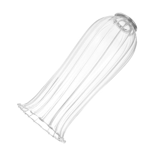 Luxshiny Klarglasschirm Lampenschirm Ersatz Für Beleuchtungskörper Kronleuchter Tisch Wandlampe Perlenleuchte Tischlampe Kronleuchter von Luxshiny