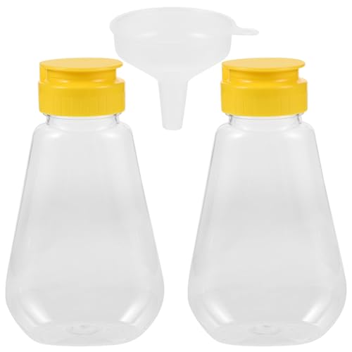 Luxshiny Kunststoff Squeeze Condiment Flaschen 200 Ml Kleine Gewürz-Quetschflasche Leerer Plastikbehälter Für Salatdressing Mini-Ketchup-Flaschen Mit Trichter Luxshiny Kunststoff Squeeze Condiment Flaschen 200 Ml Kleine Gewürz-Quetschflasche Leerer Plastikbehälter Für Salatdressing Mini-Ketchup-Flaschen Mit Trichter von Luxshiny