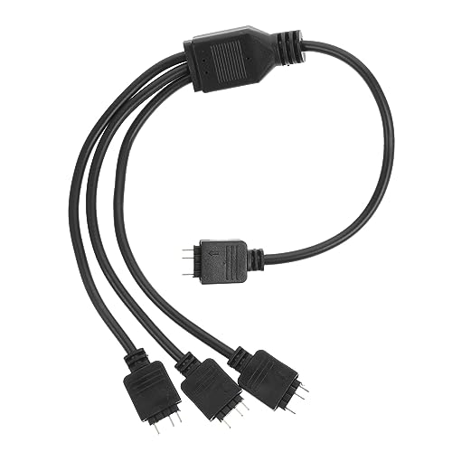 Luxshiny LED Y Splitter Argb Verlängerungskabel für Rgb LED Streifen Synchronisation für Computer und PC Beleuchtung Anschlusskabel von Luxshiny