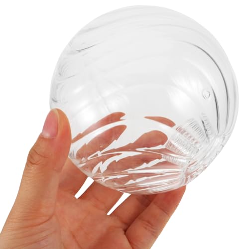 Luxshiny Lampenschirm Aus Glas – Klare G9-Deckenleuchtenabdeckung 12 Cm – Moderne Transparente Pendel- Und Wandleuchte Für Wohnzimmer Esszimmerdekor – Einfach Zu Installierender von Luxshiny