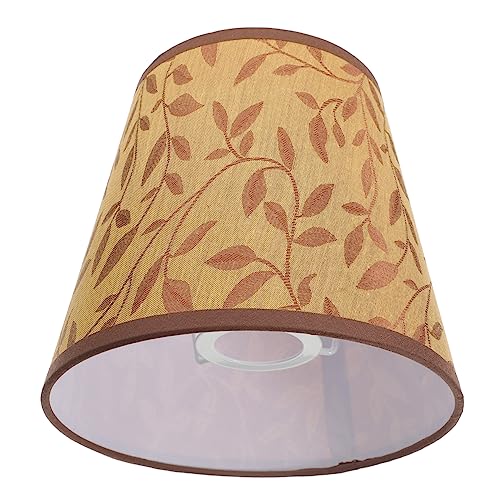 Luxshiny Lampenschirm aus Hochwertigem Stoff Basis Stilvolles Design für Wand und Tischlampen Dekorativ Langlebig für Schlafzimmer und Wohnzimmer von Luxshiny