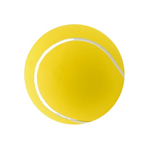 Luxshiny Langlebiges Latexfreies Hundekauspielzeug mit Quietschfunktion Großer Molarer Tennisball mit Baumwollfüllung Robustes Interaktives zur Zahnreinigung und Beschäftigung für Hunde von Luxshiny