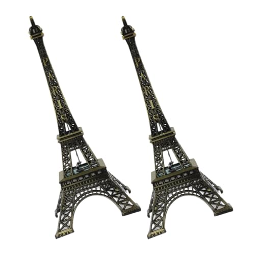 Luxshiny Led Eiffelturm Dekor 2 Stück Paris Eiffelturm Stehlampe Turm Nachtlicht Leuchten Eiffelturm Statue Nachtlampe Für Tisch Wohnzimmer Schlafzimmer Dekor Bronze von Luxshiny