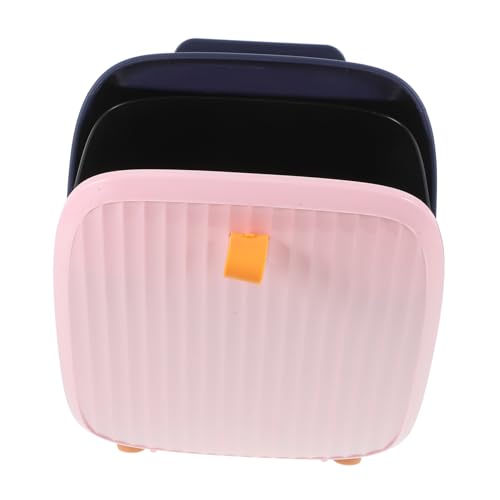 Luxshiny Mini Mülleimer für Schreibtisch Funktionaler Tischabfallbehälter mit Deckel für Zuhause und Büro Platzsparend und Stylisch von Luxshiny
