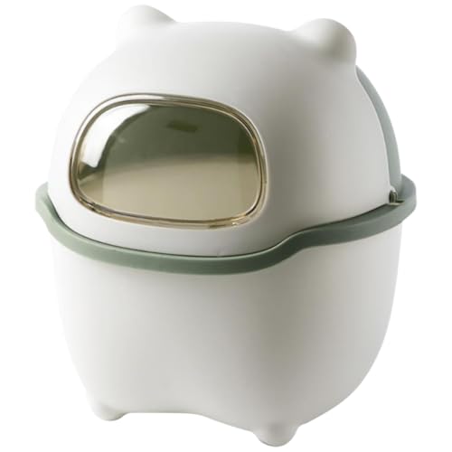 Luxshiny Mini Tischmülleimer mit Deckel Kreativer Abfalleimer für Schreibtisch Kompakter Müllbehälter Weiß Grün für Büro Zuhause Praktisch und Platzsparend Luxshiny Mini Tischmülleimer mit Deckel Kreativer Abfalleimer für Schreibtisch Kompakter Müllbehälter Weiß Grün für Büro Zuhause Praktisch und Platzsparend von Luxshiny