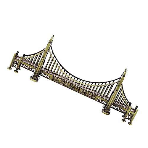 Luxshiny Modell Der Gate Bridge Vintage-metallbrückenmodell Filigrane Detailverarbeitung Antike Farbgebung Tischdekoration Für Und Büro Luxshiny Modell Der Gate Bridge Vintage-metallbrückenmodell Filigrane Detailverarbeitung Antike Farbgebung Tischdekoration Für Und Büro von Luxshiny