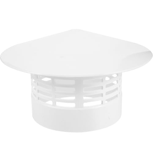 Luxshiny Multifunktionale Regenfeste Schornsteinkappe PVC Wetterfeste Abdeckung für Dachlüfter Langlebig und Leicht zum Schutz vor Regen und Wind von Luxshiny