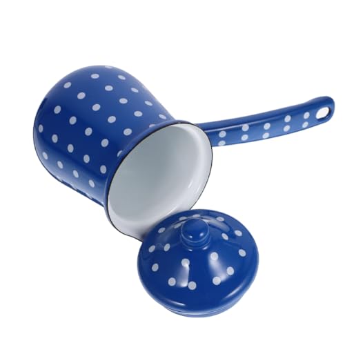 Luxshiny Multifunktions Kaffeekanne aus Emaille Wiederverwendbar Hitzebeständig für Büro und Zuhause Retro Design Leicht zu Reinigen für Heißgetränke Luxshiny Multifunktions Kaffeekanne aus Emaille Wiederverwendbar Hitzebeständig für Büro und Zuhause Retro Design Leicht zu Reinigen für Heißgetränke von Luxshiny