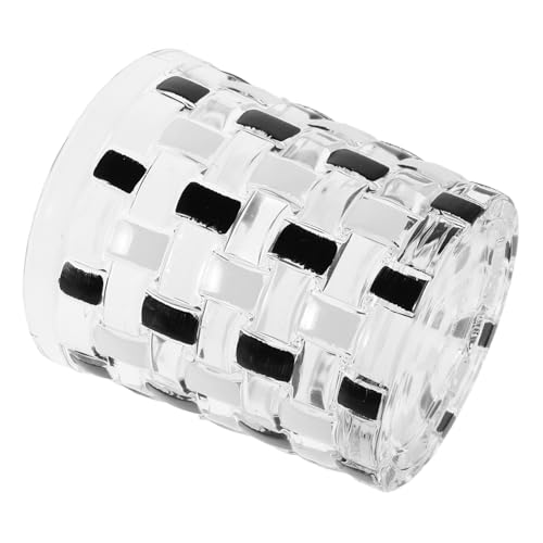 Luxshiny Mundspülbecher Glasbecher Zahnbürstenbecher Fürs Badezimmer Wiederverwendbar Schwarz-weiß Kariert Multifunktional Für Familie Und Reisen Luxshiny Mundspülbecher Glasbecher Zahnbürstenbecher Fürs Badezimmer Wiederverwendbar Schwarz-weiß Kariert Multifunktional Für Familie Und Reisen von Luxshiny