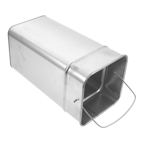 Luxshiny Outdoor Mülleimer aus Verzinktem Blech Robuster Metalleimer für Außenbereich Langlebig und Tragbar Abfalleimer im Badezimmer oder Garten Hohe Tragfähigkeit Luxshiny Outdoor Mülleimer aus Verzinktem Blech Robuster Metalleimer für Außenbereich Langlebig und Tragbar Abfalleimer im Badezimmer oder Garten Hohe Tragfähigkeit von Luxshiny