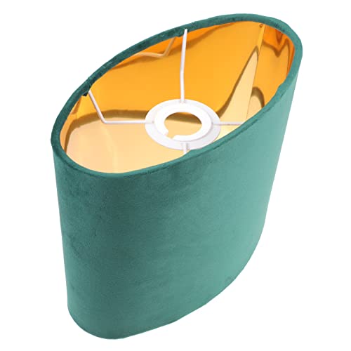 Luxshiny Oval Lampenschirm Clip auf Birnenfass Licht Abdeckung E27 Dekorative Kronleuchter Protector Tisch Licht Muschelabdeckung Für Tabellenwand Stehleuchte Grün von Luxshiny