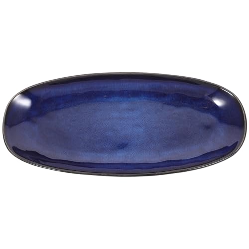 Luxshiny Serviertablett Servierplatten Keramikfischplatte Abendessen Teller für Sushi Snacks Vorspeisen Dessert Sise S S Tablett von Luxshiny