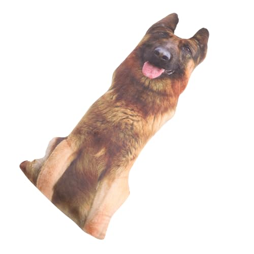 Luxshiny Plüschspielzeugpuppe Cartoon -Kissen Hund Umarmt Kissen Hundepuppe Plüschspielzeugkissen Wurfskissen des Hundes 3D Haustiere Kuschelkissen Für Den Haushalt Cartoonkissen Stoff von Luxshiny