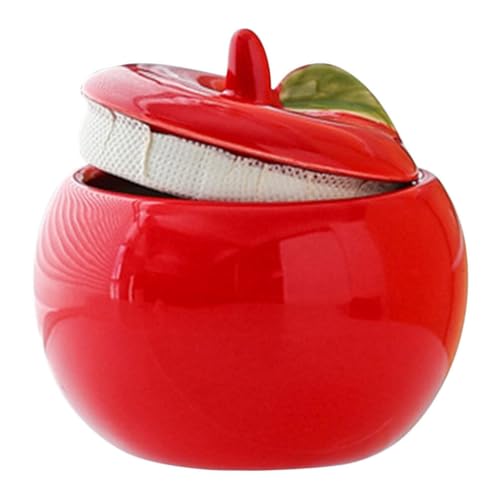 Luxshiny Roter Apfelform Weihnachtlicher Keramikkanister Kekse Süßigkeiten -Vorratsdose Mit Deckel Luftdichter Küchen-Aufbewahrungsbehälter Kerzenbecher Für Tee Luxshiny Roter Apfelform Weihnachtlicher Keramikkanister Kekse Süßigkeiten -Vorratsdose Mit Deckel Luftdichter Küchen-Aufbewahrungsbehälter Kerzenbecher Für Tee von Luxshiny