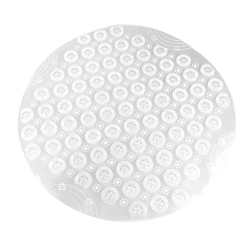 Luxshiny Runde PVC Badmattte mit Saugnäpfen Waschbare Fußmatte für Bad und Wohnzimmer Langlebig Atmungsaktiv und Schmutzabweisend Weiß Luxshiny Runde PVC Badmattte mit Saugnäpfen Waschbare Fußmatte für Bad und Wohnzimmer Langlebig Atmungsaktiv und Schmutzabweisend Weiß von Luxshiny