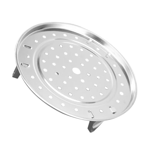 Luxshiny Runder Dampfgarer aus Multifunktionales Dampfgestell für Gemüse Fisch und und Leicht für Töpfe und Schnellkochtöpfe Spülmaschinenfest von Luxshiny