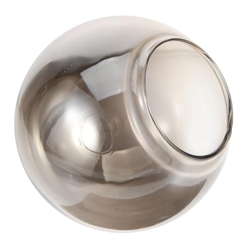Luxshiny Runder Glaslampenschirm für Pendelleuchten Transparente Kugel Rauchglas Ersatzglas für Dekorative Hängelampen und Kronleuchter Hohe und Design von Luxshiny