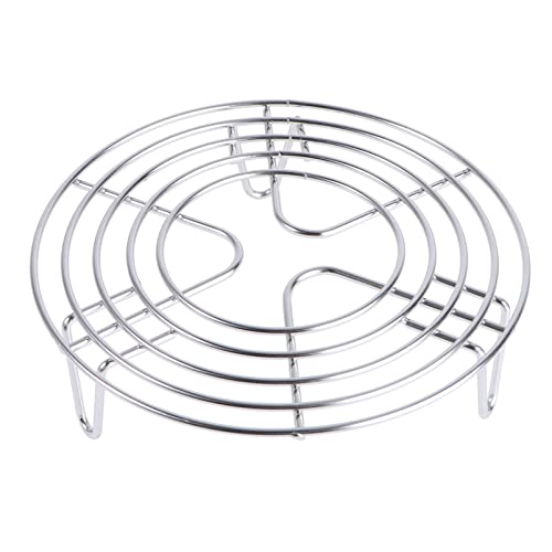 Luxshiny Rundes Dampfgarer Rack aus Multi Functional Steamer Rack für und Backen Leicht und Tragbar Schonend für Töpfe Hohe Strapazierfähigkeit von Luxshiny