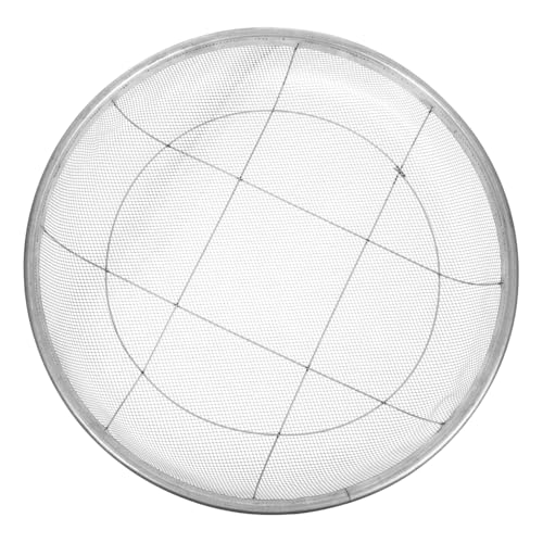 Luxshiny Rundes Gartensieb Robustes Erdsieb mit Maschenweite für Effektives Filtern von Erde Sand und für Gartenarbeit und Kompostierung von Luxshiny