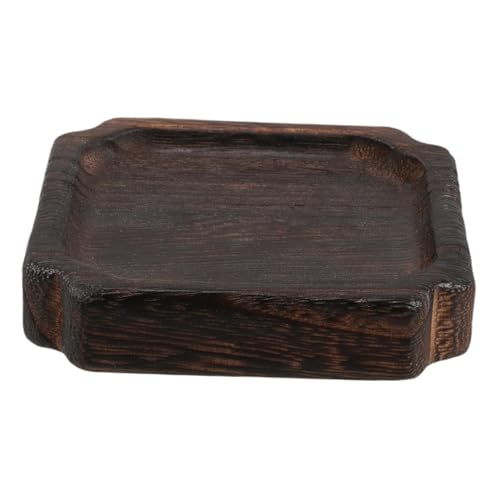 Luxshiny Rustikales Holz Teetablett Handgefertigtes Serviertablett für Tee Snacks und Mahlzeiten und Funktional aus Hochwertigem Massivem Holz für Wohnbereich von Luxshiny