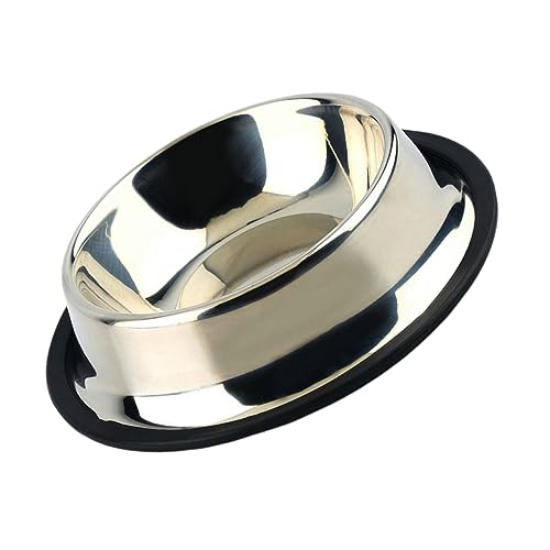 Luxshiny Rutschfester Napf für Hunde und Katzen Basis Langlebiger Futter und Trinknapf Kratzfest und Leicht zu Reinigen Sicher für Haustiere im Zuhause und Shopgebrauch von Luxshiny