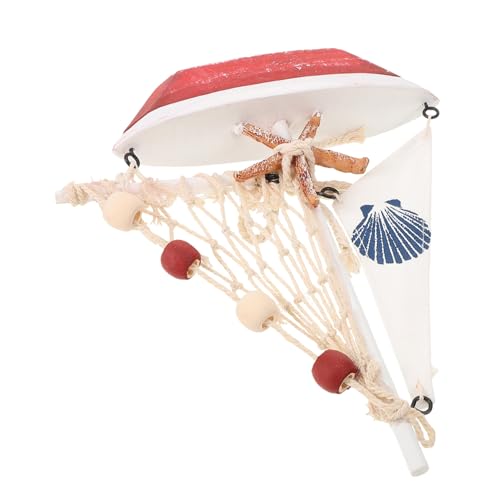 Luxshiny Segelboot Modell Aus Mediterrane Deko Für Zuhause Einzigartiges Design Stilvolle Tischdeko Wohnaccessoires Leicht Und Vielseitig Wanddeko Für Küstenliebhaber von Luxshiny