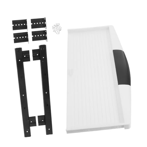 Luxshiny Tastaturablage-Set Schreibtischzubehör Tastaturhalterung unter dem Schreibtisch Tastaturablage unter Schreibtischauszug Tischverlängerung Computer Desk Accessoires Plastik von Luxshiny