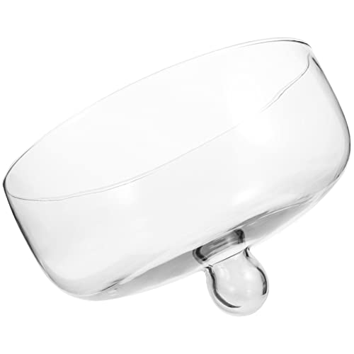 Luxshiny Tortenkuppel-Abdeckglas: 28 cm Großer Transparenter Glaskuppeldeckel Für Gebäckpräsentation Cloche Mit Knaufgriff Tortenständer Tellerdeckel Für Frische Und Präsentation von Luxshiny